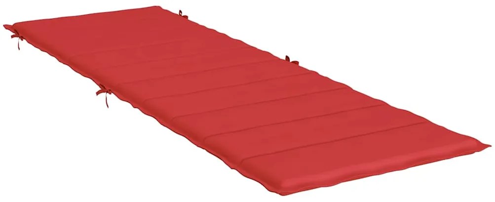 Almofadão p/ espreguiçadeira 186x58x4 cm tecido oxford vermelho