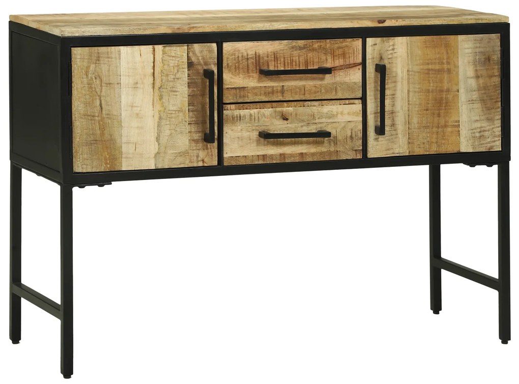 Sideboard vidaXL 100x35x70 cm Madeira Sólida de Mangueira