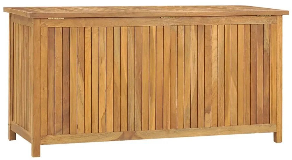 Caixa para jardim 114x50x58 cm madeira de teca maciça