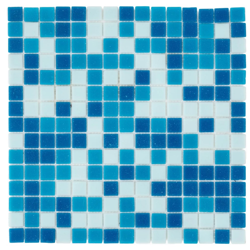 Pastilha Vidro Azul Escuro/Claro 32.7x32.7