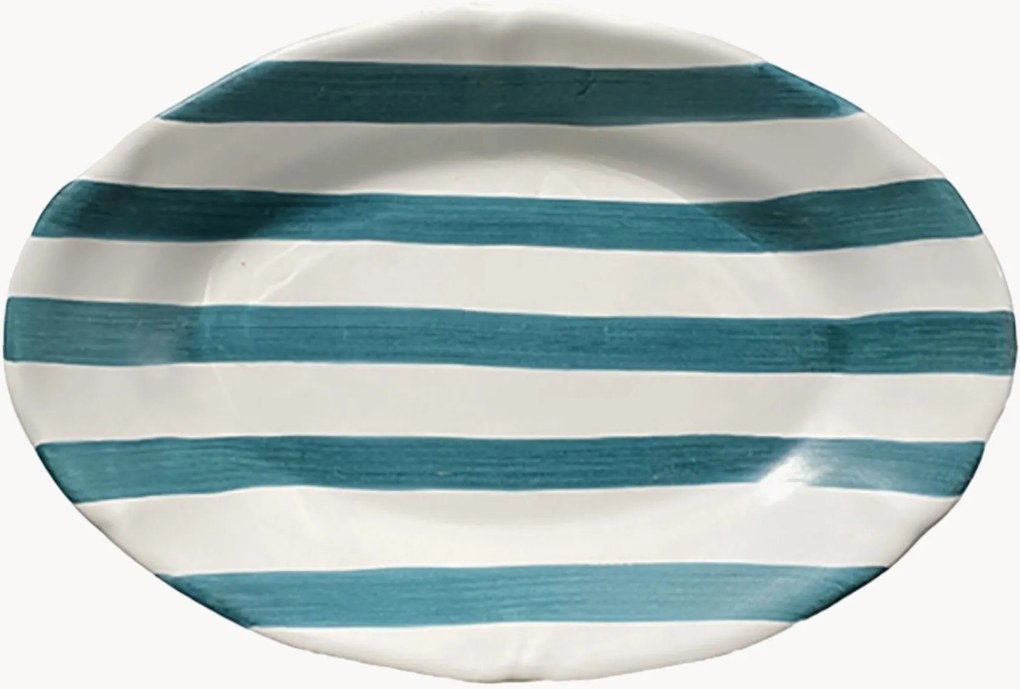 Prato de serviço artesanal Rayure