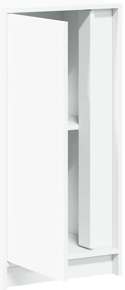 Aparador c/ luzes LED 42,5x34x85 cm derivados de madeira branco