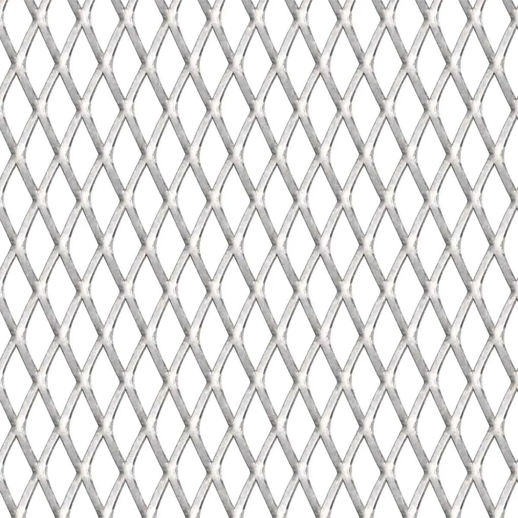 Cerca de arame p/ jardim aço inoxidável 100x85 cm 20x10x2 mm