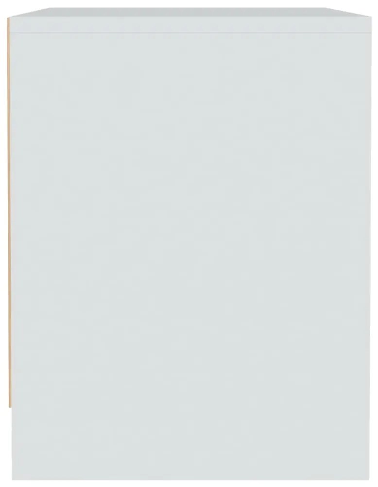 Mesa de cabeceira 45x34x44,5 cm aglomerado branco