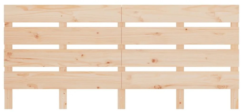 Cabeceira de cama 160x3x80 cm madeira de pinho maciça