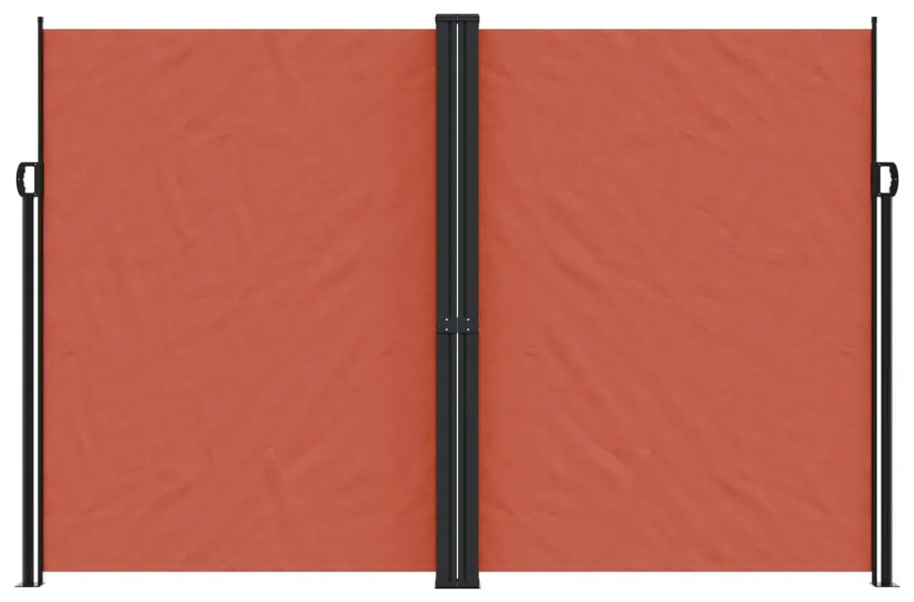 Toldo lateral retrátil 220x1200 cm terracotta