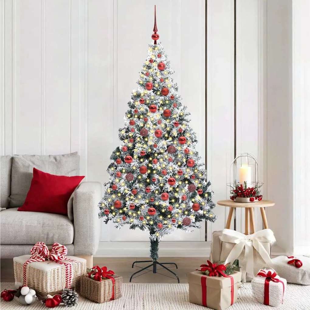 vidaXL Árvore de Natal Artificial Verde 180 cm PVC, Aço e Plástico