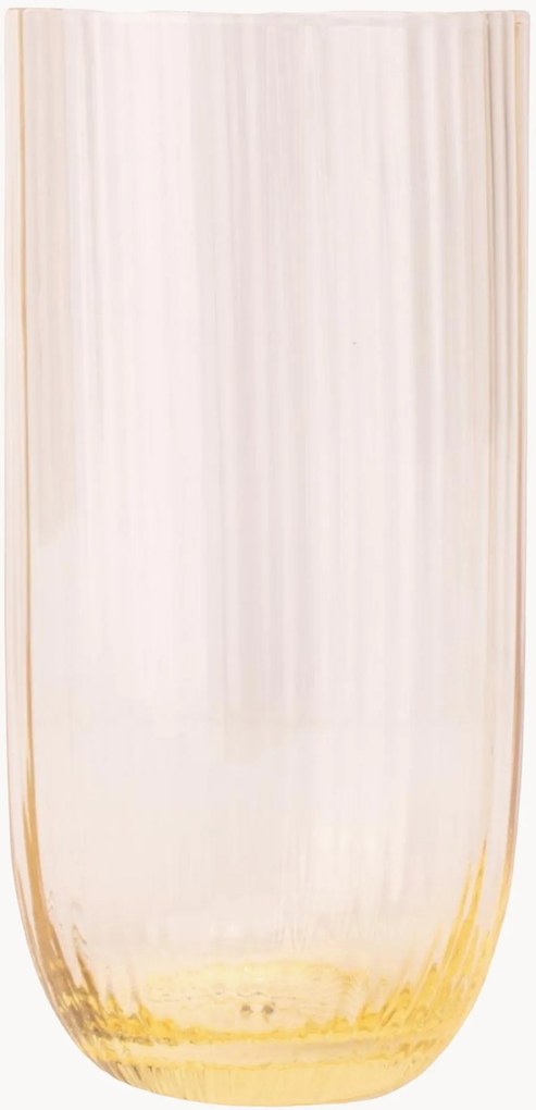 Copos altos artesanais Bamboo, conjunto de 6