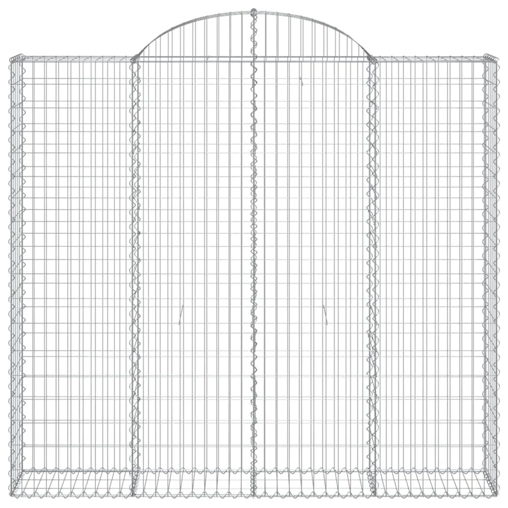 Cestos gabião arqueados 6pcs 200x30x180/200cm ferro galvanizado