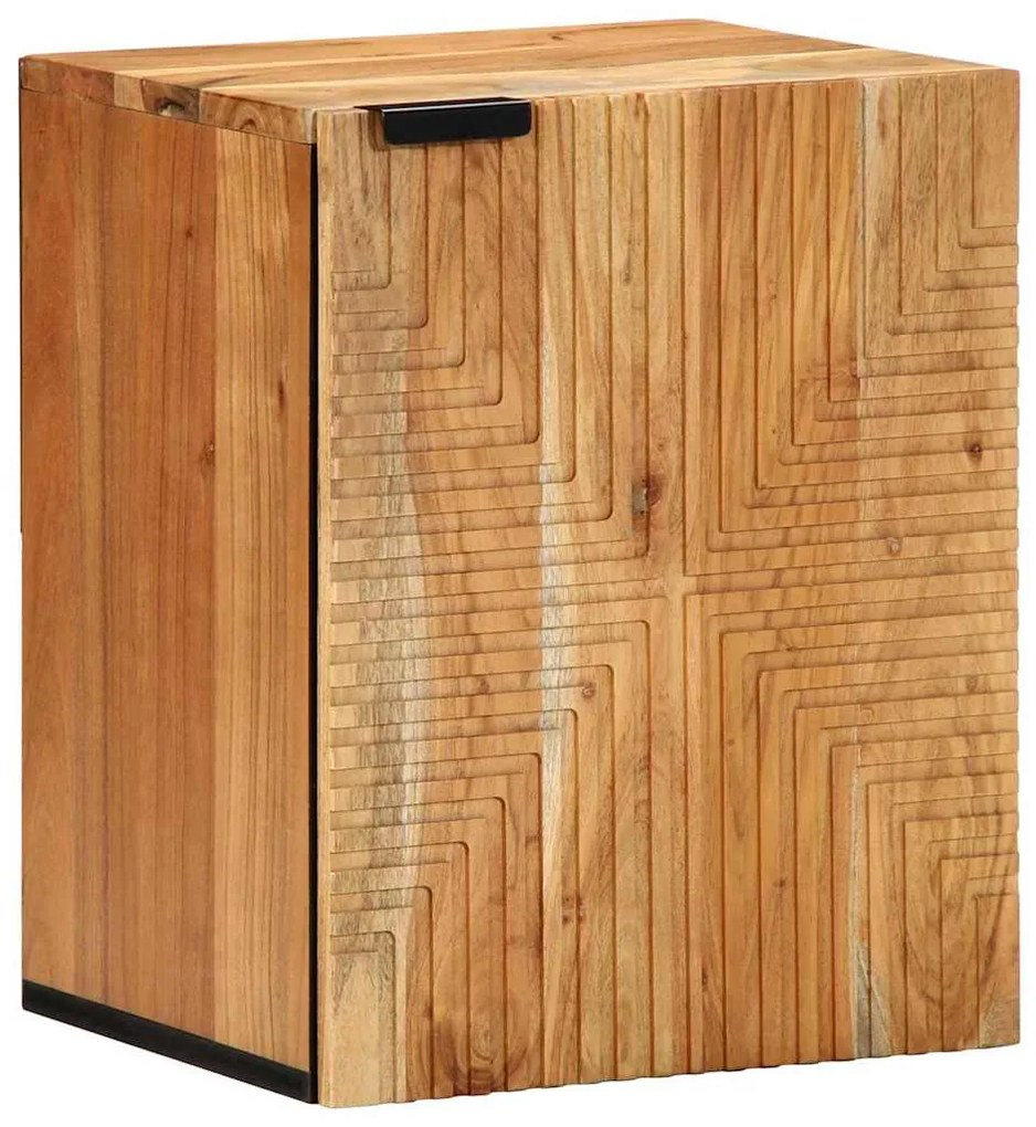 Armário de Banheiro vidaXL Castanho, preto