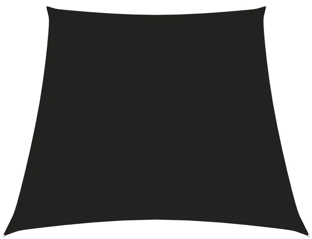 Para-sol estilo vela tecido oxford trapézio 2/4x3 m preto
