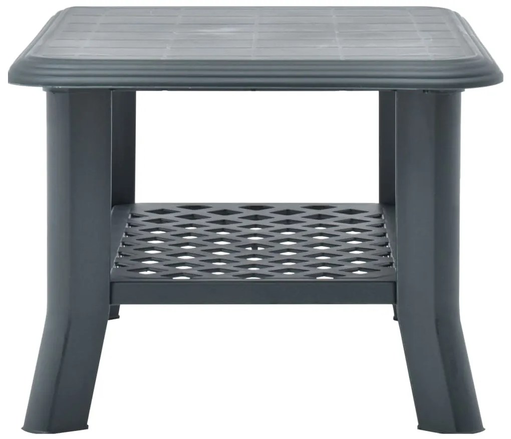 Mesa de centro 90x60x46 cm plástico verde