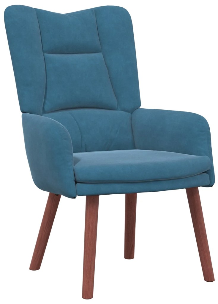 Poltrona Relaxante Velvet Azul