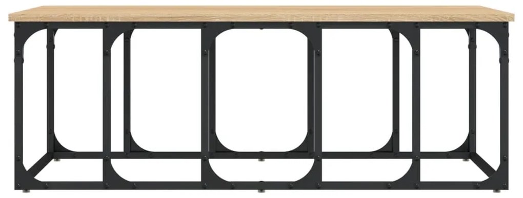 Mesa de centro 100x50x35,5 cm derivados madeira carvalho sonoma