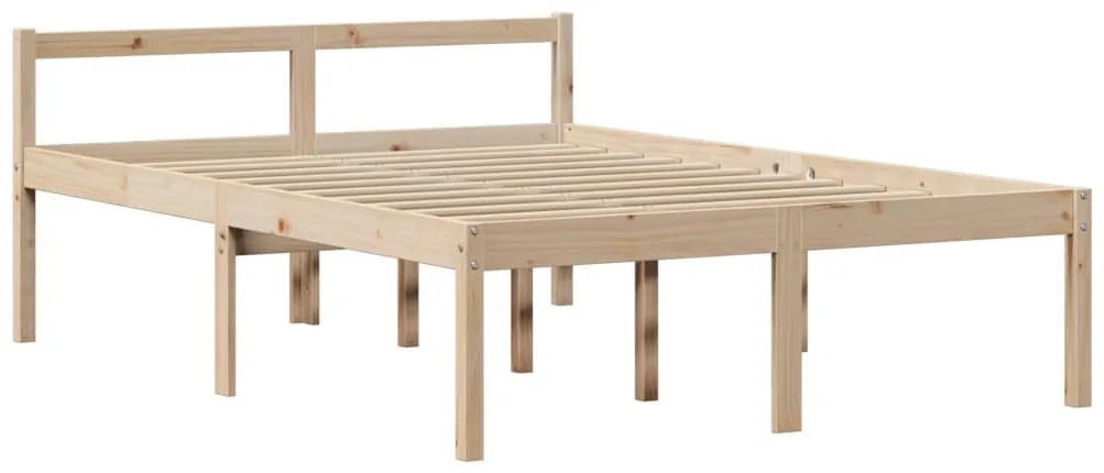 Cama com estante sem colchão 120x190 cm pinho maciço