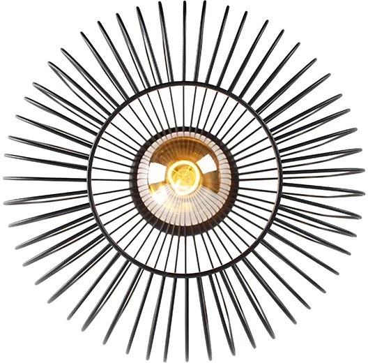 Candeeiro de teto design preto - Baya Design