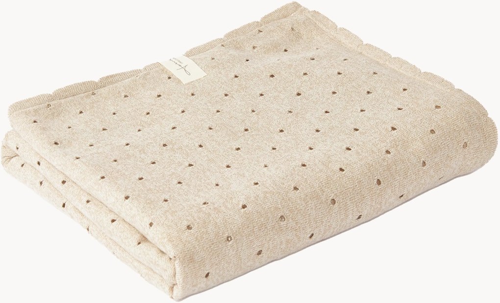 Manta de bebé artesanal Biscuit