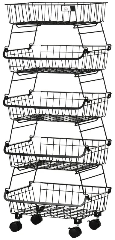 Fruteira Vegal com 5 Cestos - Design Moderno