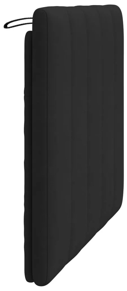 Almofadão de cabeceira 100 cm veludo preto
