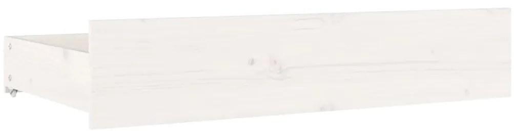 Estrutura de cama com gavetas 160x200 cm branco