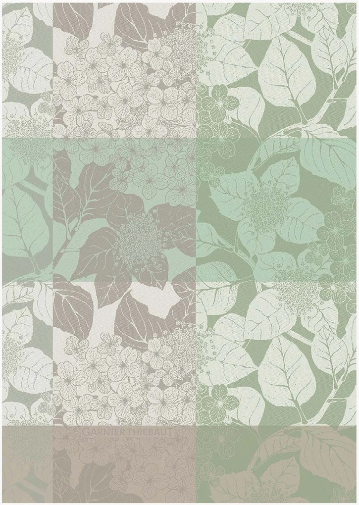 Toalhas de chá em tecido jacquard de algodão Mille, conjunto de 4