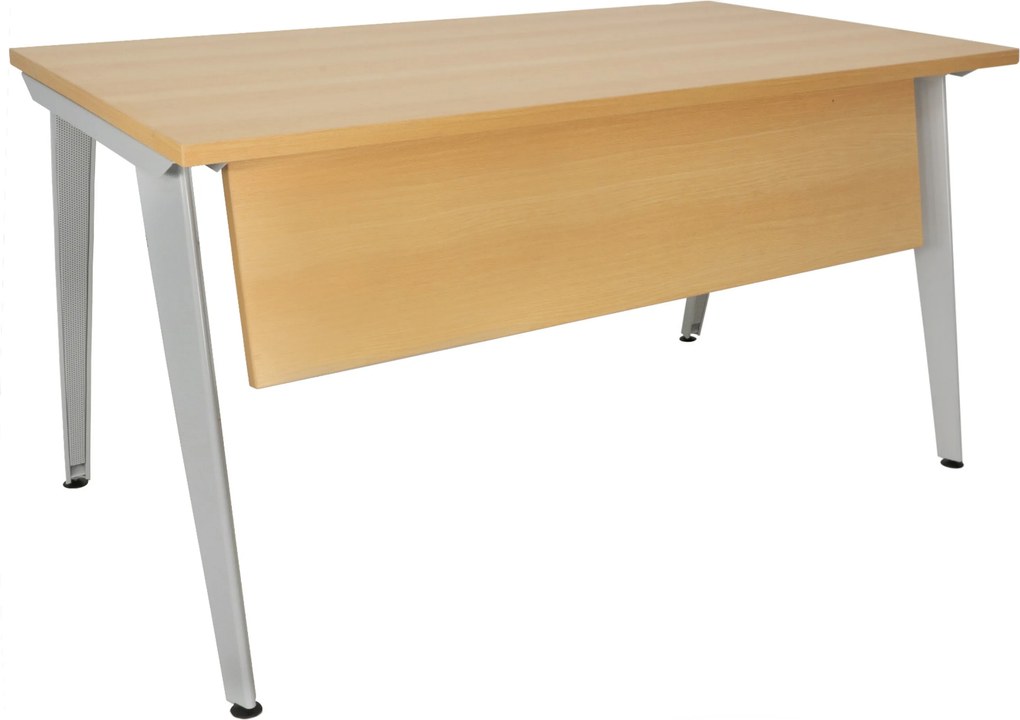 Secretária de Escritório 1000x800 mm Art Com Paínel Branco / Cerejeira Chocolate