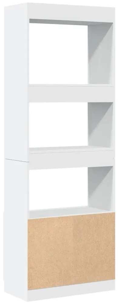 Armário alto 63x33x180 cm derivados de madeira branco