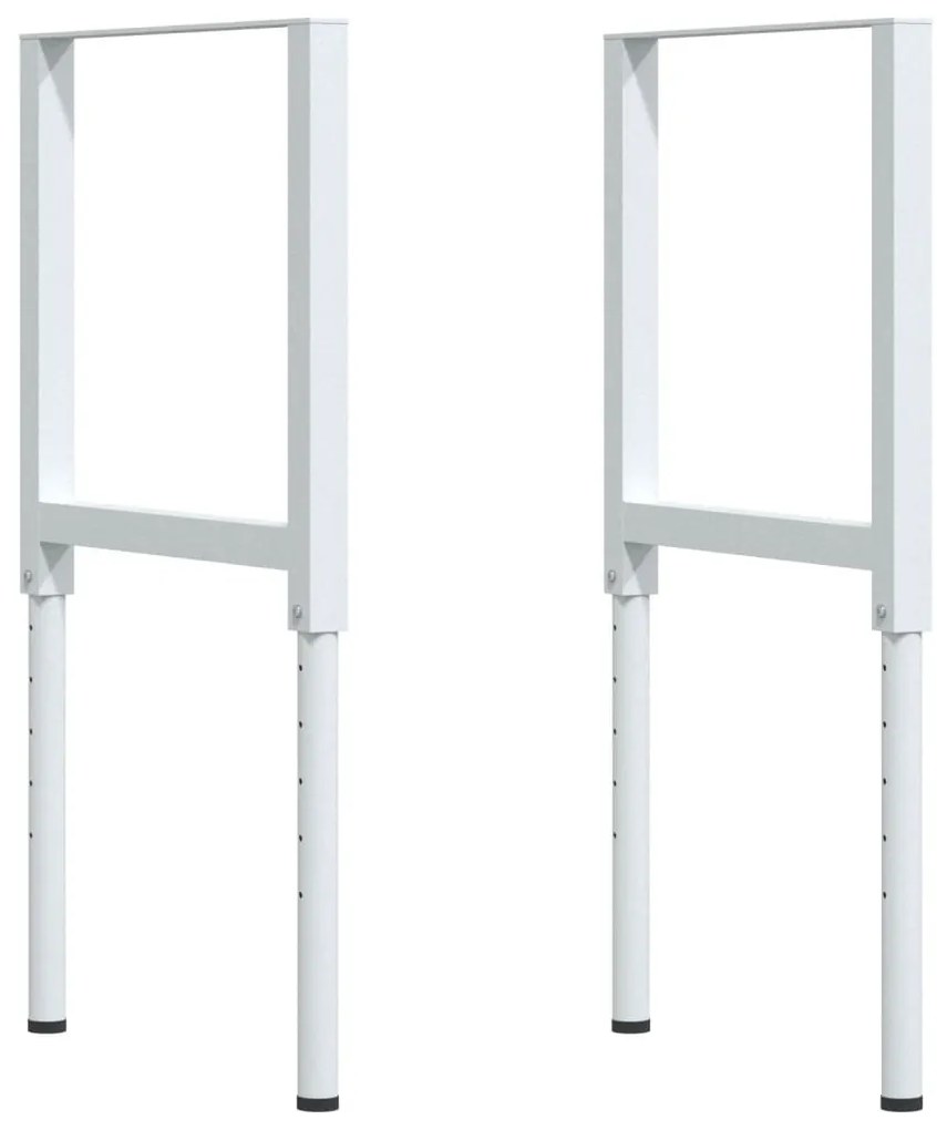Bancada retangular 100x60x(73-99,5) cm madeira carvalho maciça