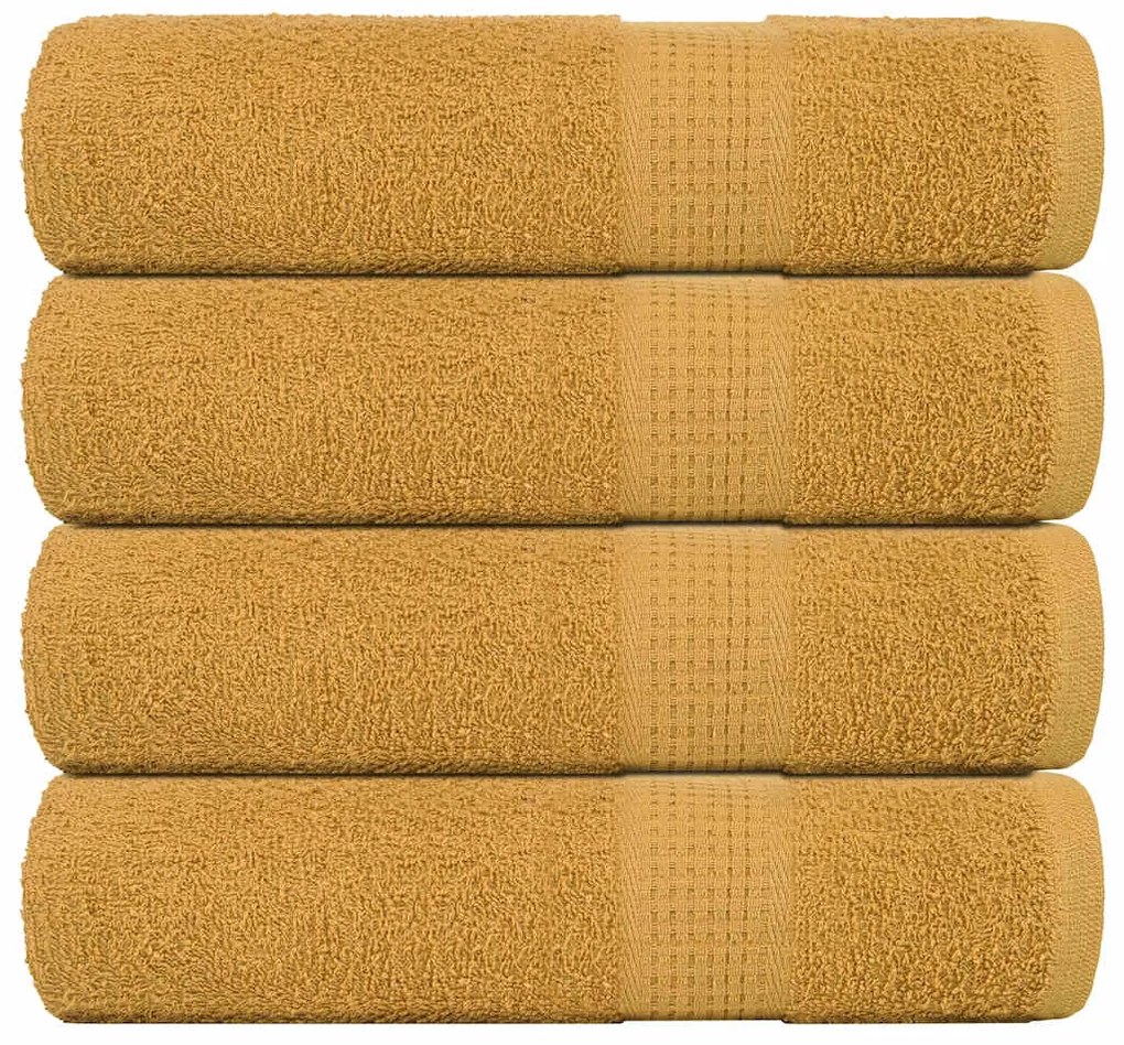 Toalhas de banho 4 pcs 100x150 cm 360 gsm 100% algodão ouro