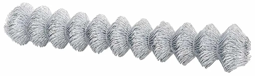 Cerca Prateado 10 x 1.6 m Aço galvanizado