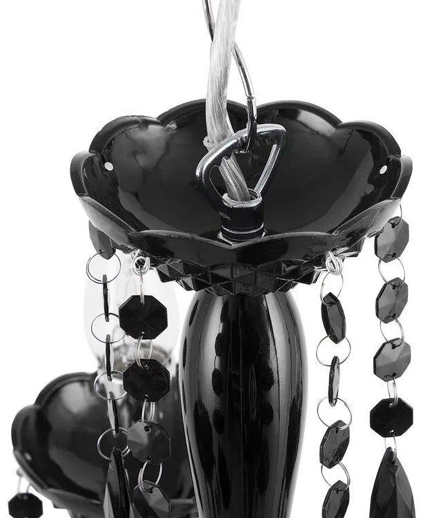 Lustre preto KALANG Beliani