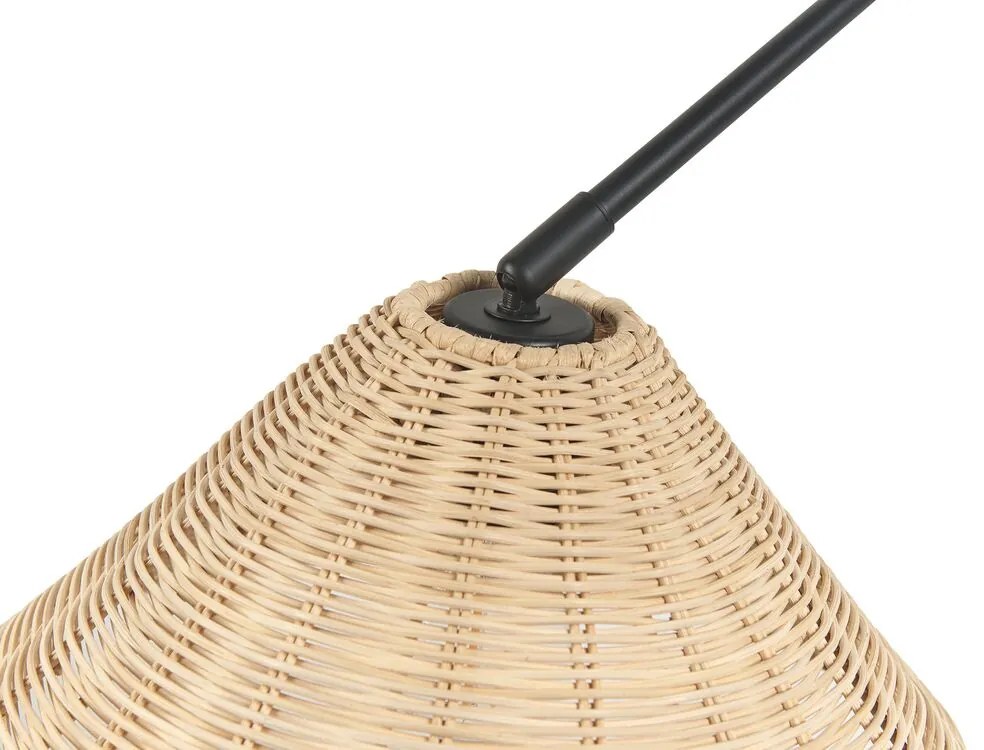 Candeeiro de parede em rattan natural PALENA Beliani