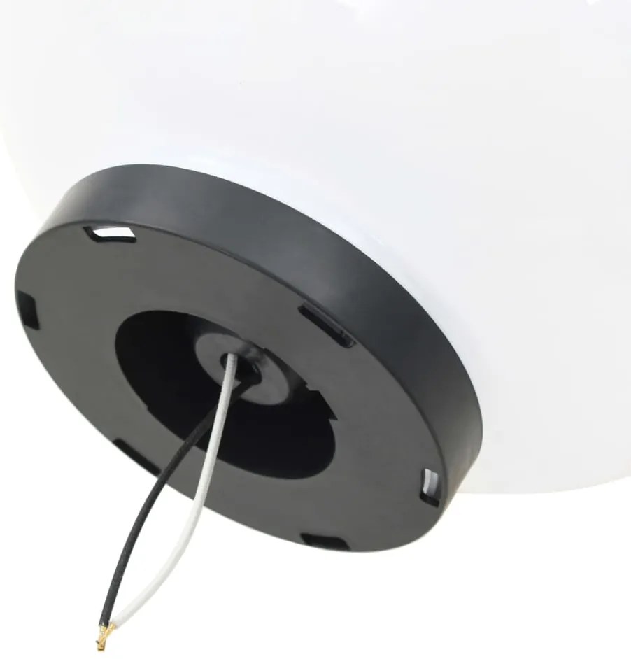 Candeeiros esféricos LED 4 pcs 30 cm PMMA