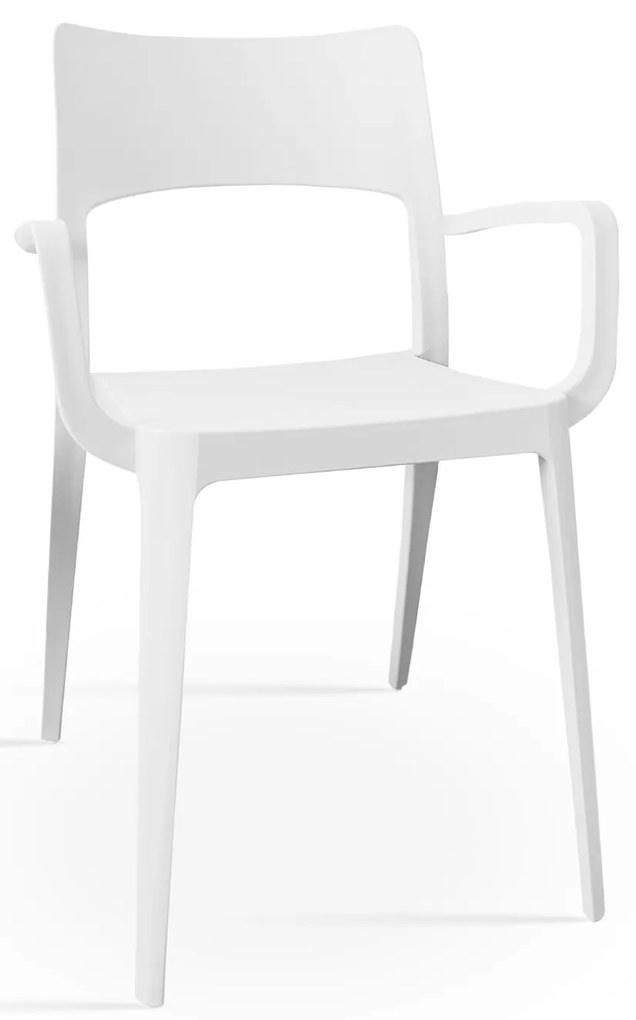 Cadeira Vanity Cinza Gelo Pastel, com braços - Pack 40 unidades