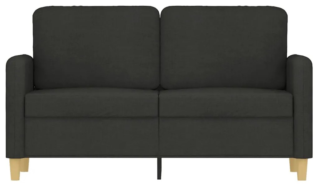 Sofá de 2 Lugares Chloé - Em Tecido - Cor Preto - 138 x 77 x 80 cm - C
