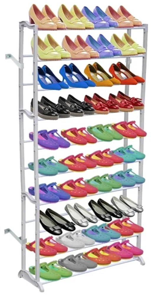60717 vidaXL Sapateira 10 Niveis