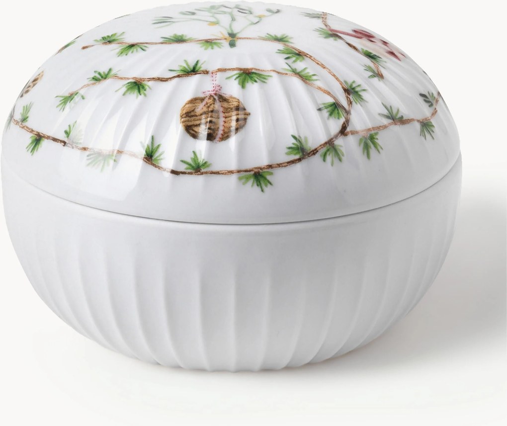 Caixa para doces em porcelana artesanal Hammershøi
