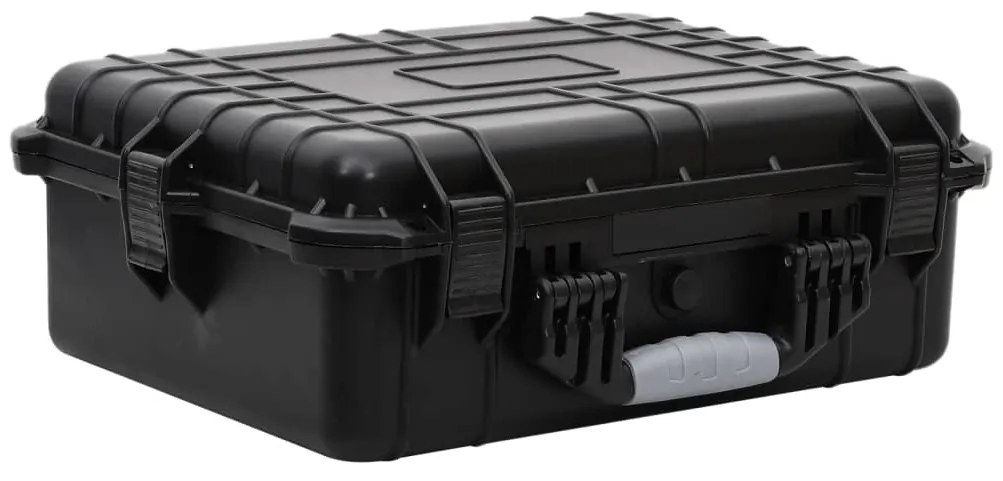 vidaXL Mala de viagem portátil 52x40x19 cm PP preto
