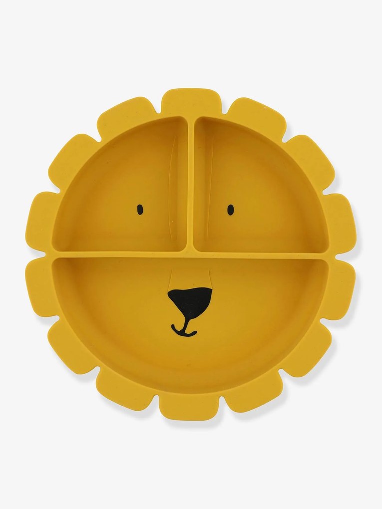 Prato em silicone, com compartimentos, TRIXIE Animal amarelo