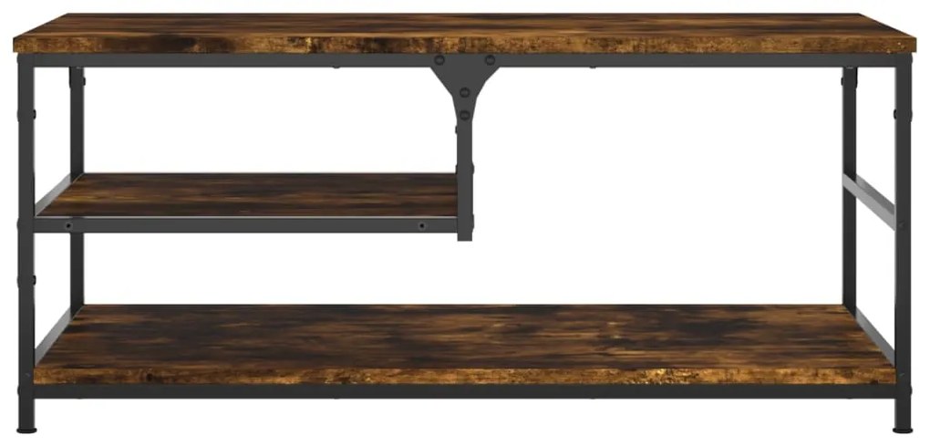 Mesa de centro 90x49x40 cm derivados de madeira carvalho fumado