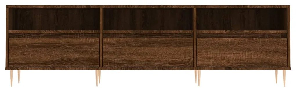Móvel TV 150x30x44,5 cm derivados de madeira carvalho castanho