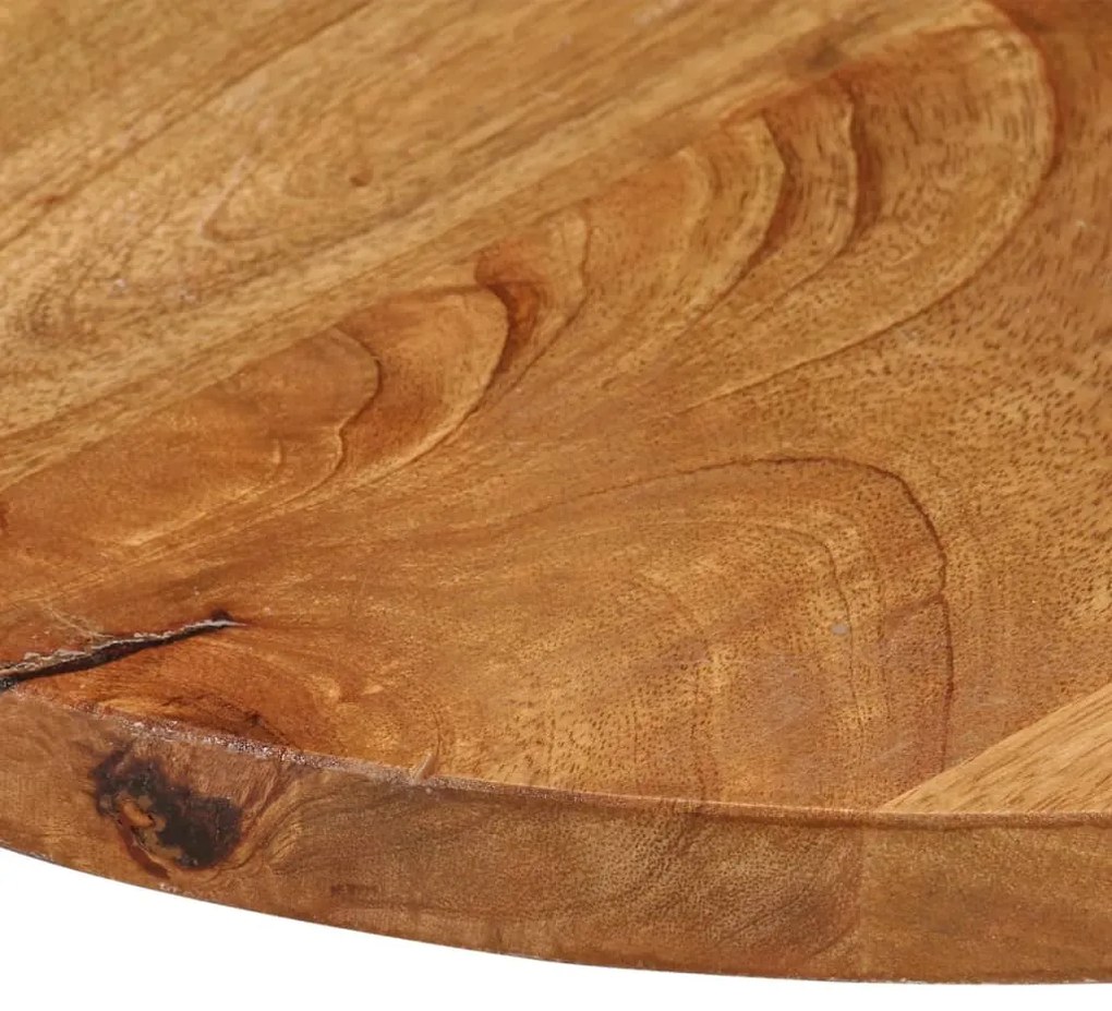 Tampo de mesa redondo Ø40x3,8cm madeira de mangueira maciça