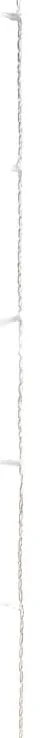 Cordão de luzes com 1000 luzes LED 100 m PVC branco quente