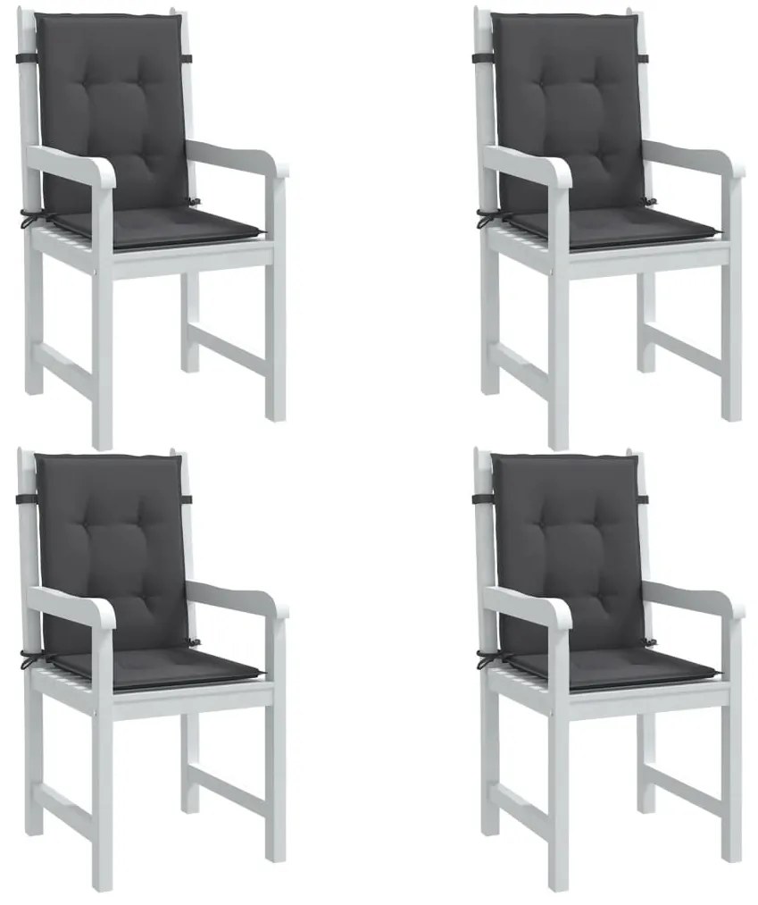 Almofadões lombares p/ cadeiras 4pcs 100x50x4cm mesclado tecido