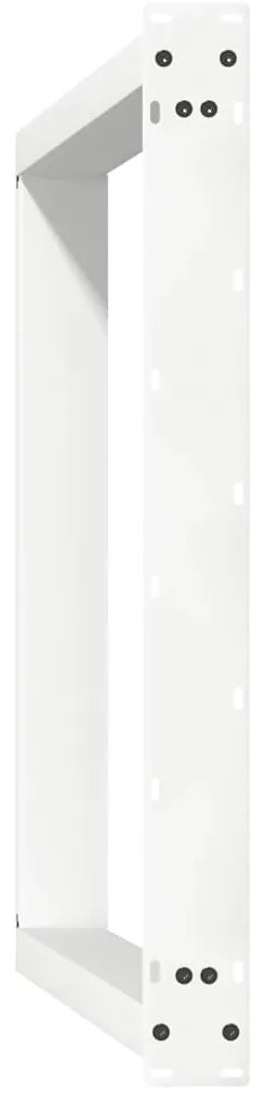 Pés de mesa de jantar em forma de U, 2 peças, branco, 70 x (72-73) cm,