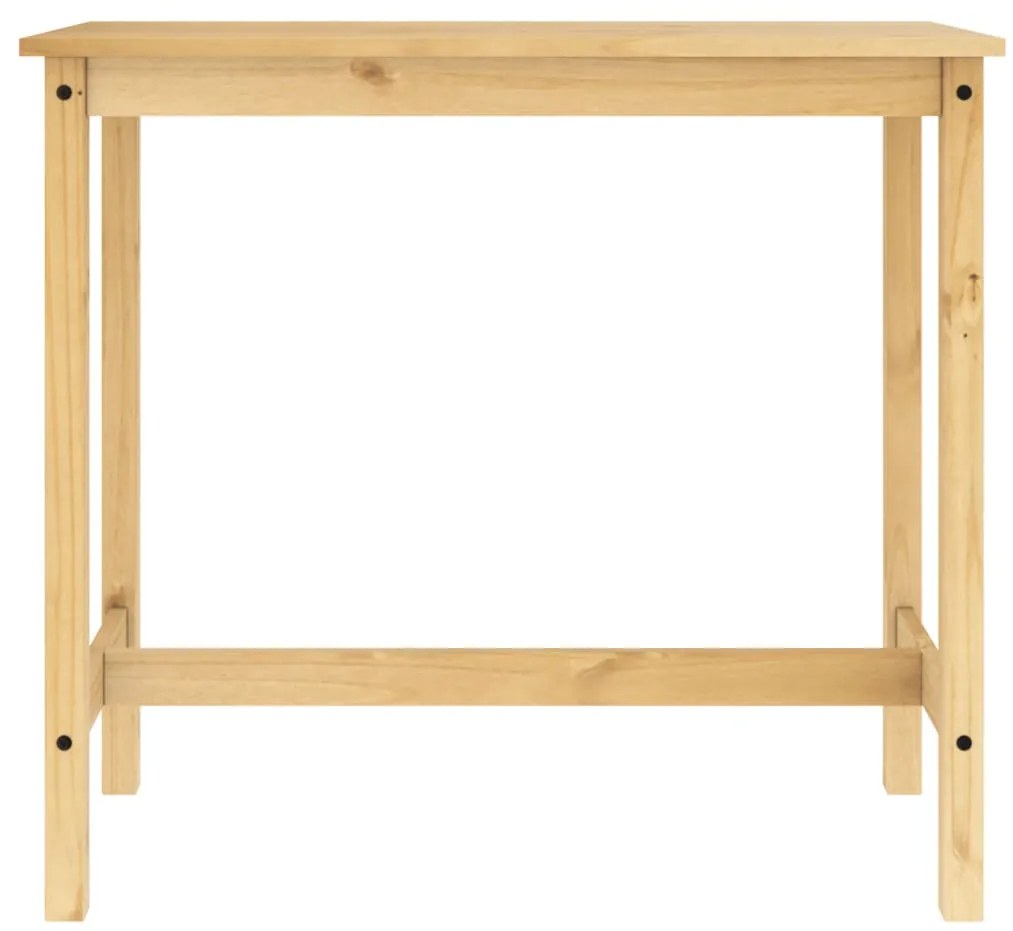 5 pcs conjunto de bar pinho maciço