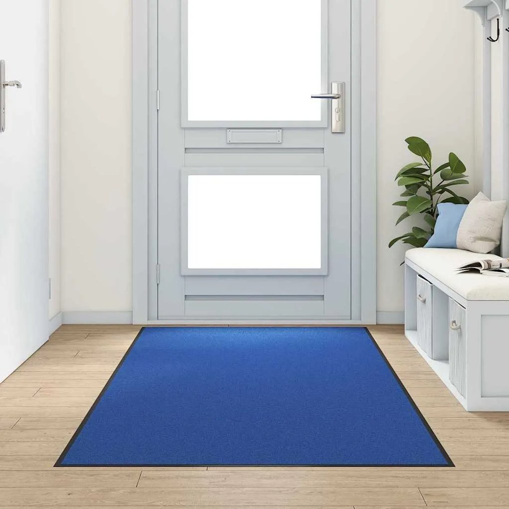 Capacho Lavável Azul 120x300 cm