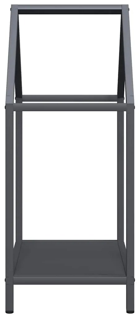 Suporte para lenha 40x25x60 cm aço laminado a frio antracite