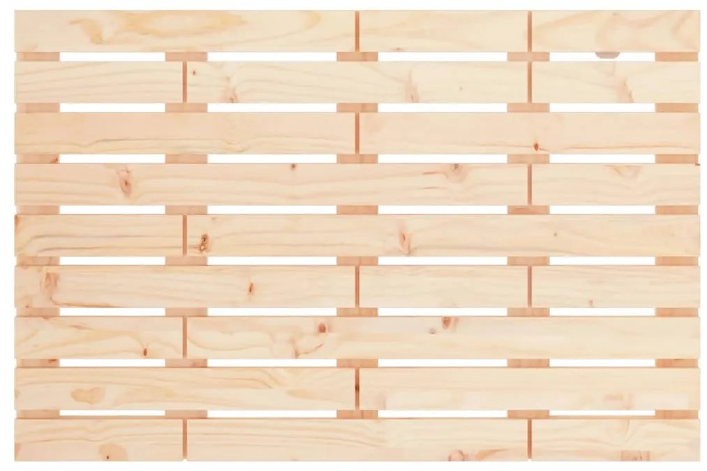 Cabeceira de parede 96x3x63 cm madeira de pinho maciça