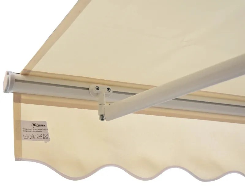 Toldo com Braço Articulado - 395x245cm - Branco